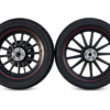 Black Powder Coated 13-Spoke Mag Wheel Set