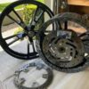 Harley-Davidson OEM Enforcer Wheels & Rotors – Vivid Black Powder Coat