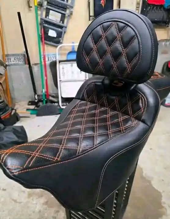 Saddlemen Road Sofa LS Lattice Stitch 2-Up Touring Seat - Image 3