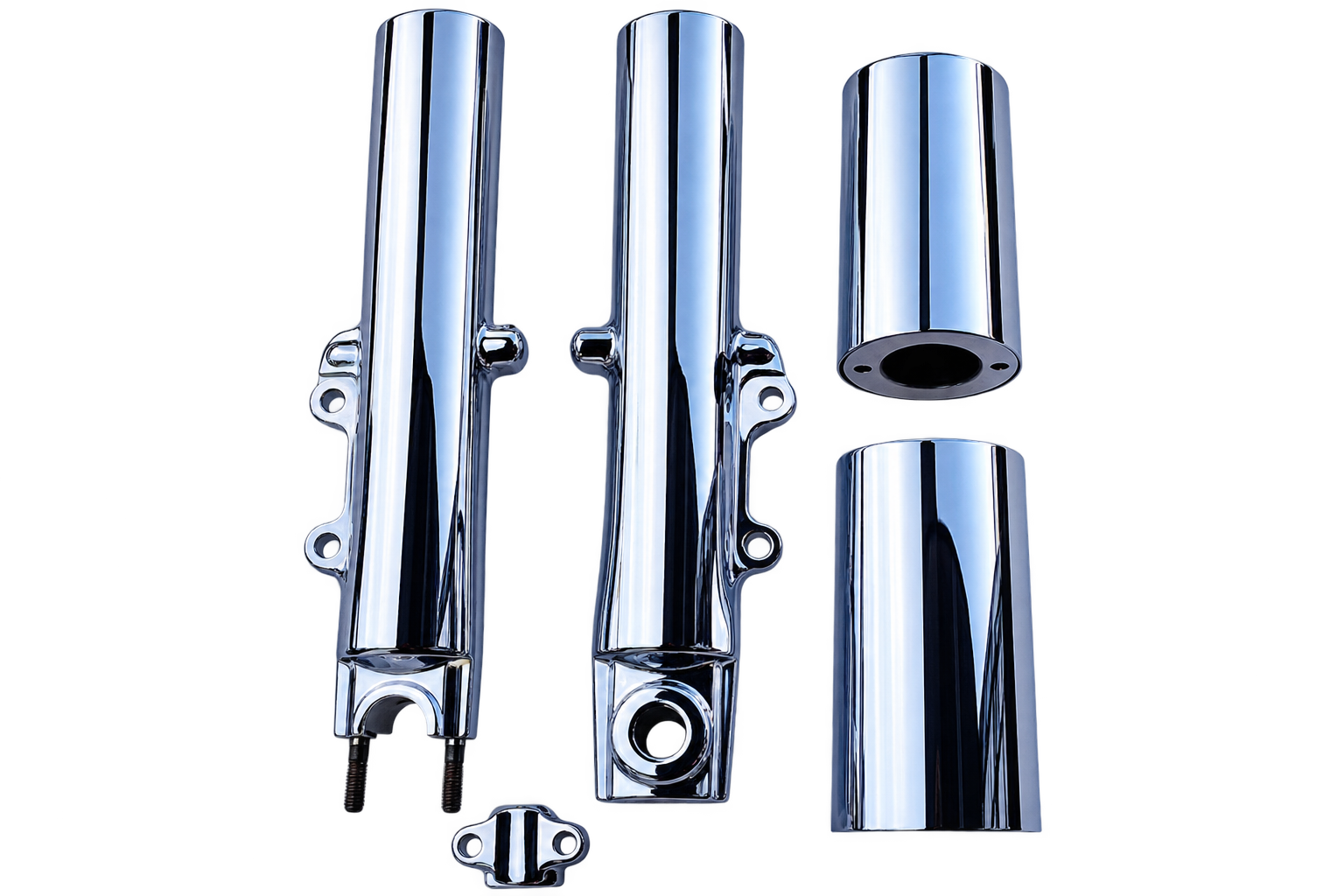 Chrome Upper & Lower Forks – Harley-Davidson Street Glide FLHX