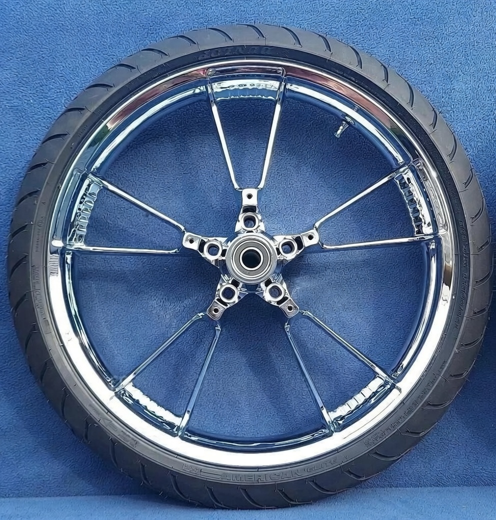 Harley-Davidson Enforcer Front & Rear Wheel Set - Image 4