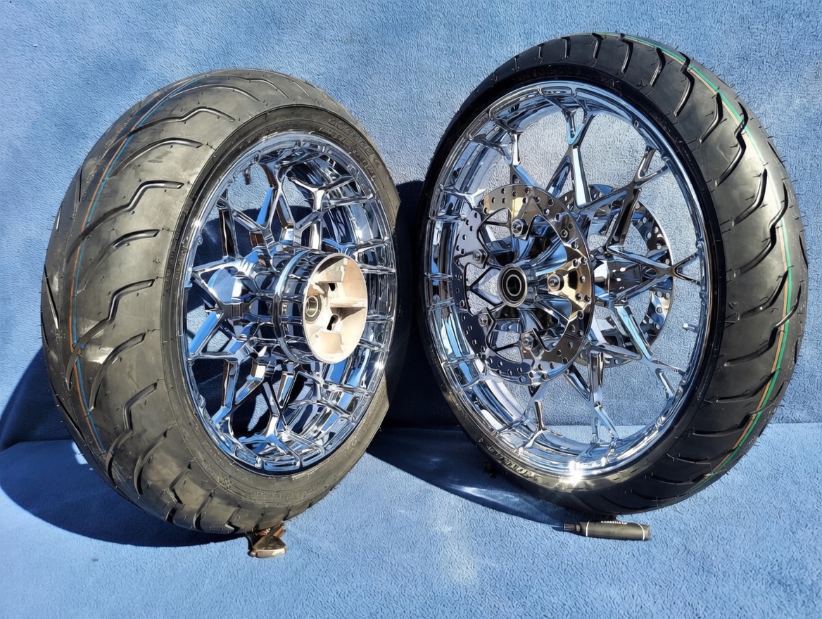 Harley-Davidson Prodigy Front & Rear Wheel Set - Image 4