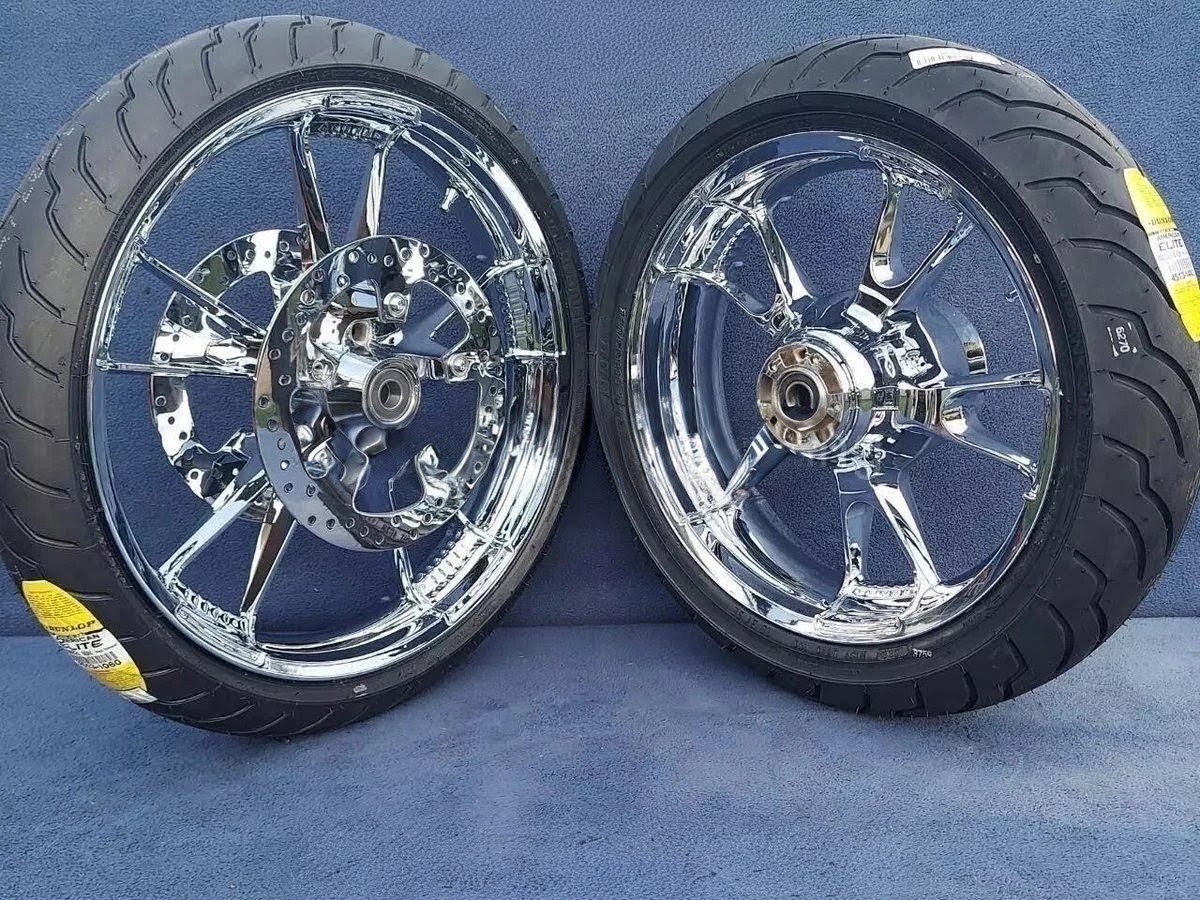 Harley-Davidson Enforcer Front & Rear Wheel Set - Image 2