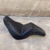Saddlemen Step-Up Seat with Grey Stitching – Harley-Davidson Softail